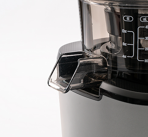 Embouchure élargie pour l'extraction des fibres des fruits et légumes Embouchure élargie pour l'extraction des fibres des fruits et légumes